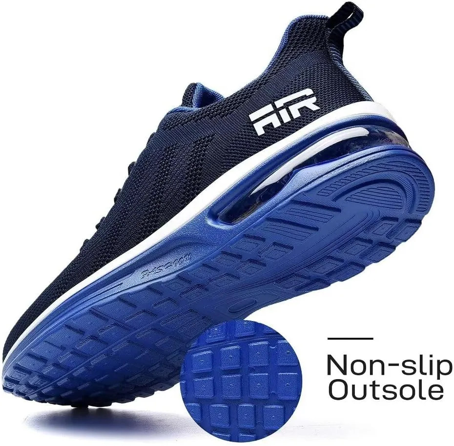 Womens Air Running Shoes Womens Walking Shoes Lightweight Women Sneakers Air Cushion Tennis Shoes for Gym Workout Sports