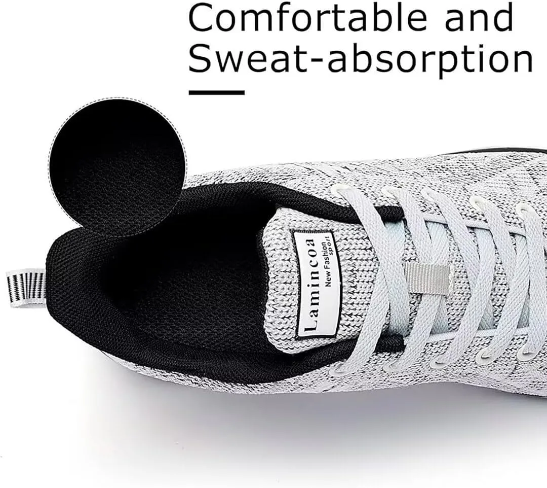 Womens Air Running Shoes Womens Walking Shoes Lightweight Women Sneakers Air Cushion Tennis Shoes for Gym Workout Sports