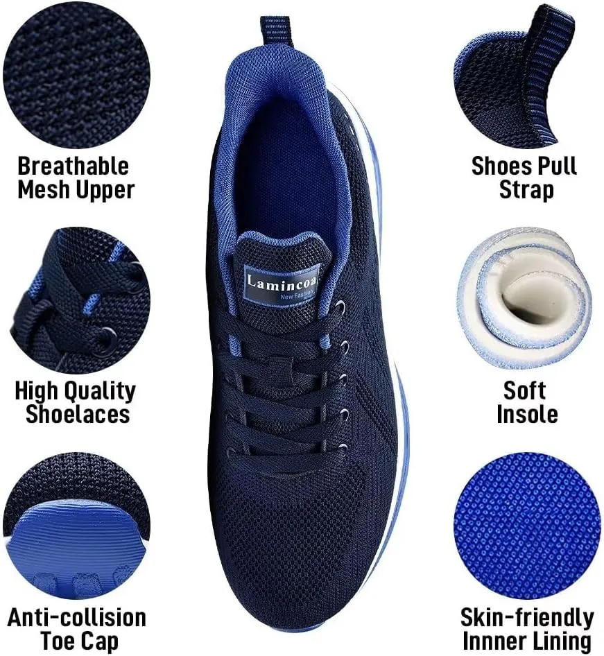 Womens Air Running Shoes Womens Walking Shoes Lightweight Women Sneakers Air Cushion Tennis Shoes for Gym Workout Sports