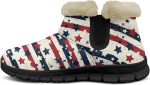 Women's Ankle Boots & Booties Highland Cow Winter Warm Fuzzy Snow Boots Casual Barefoot Shoes Size 6-12