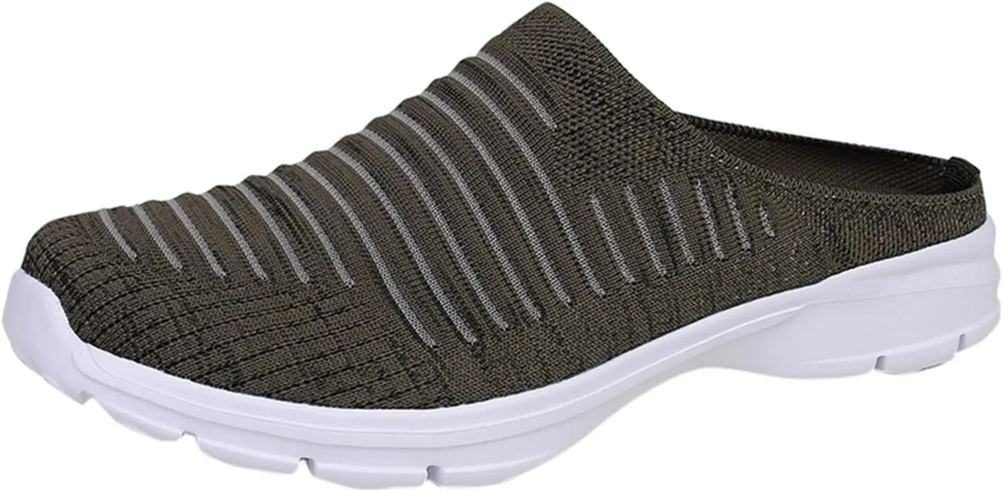 Women's Backless Slip on Mesh Sneakers Shoes Walking Shoes Women Walking Casual Dress Shoes Women Shoes Sneakers Red Tennis Shoe White Loafers