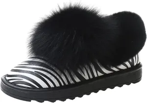 Womens Boots Winter Plush Platform Warm Dress Soft Casual Boots Women Flats Designer Fur Ankle Snow Boots