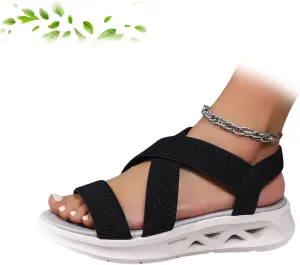 Women's Breathable Thick Sole Casual Orthopedic Sandals,Women's Walking Sandals with Arch Support, for Hiking Work