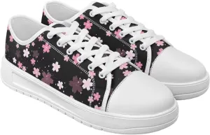 Womens Casual Sneakers Flower Shoes for Women Lightweight & Comfort Canvas Shoes