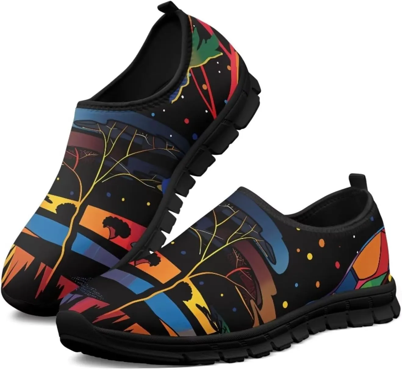 Women's Casual Sneakers Slip on Shoes Women Low Top Canvas Loafers for Walking Outdoor