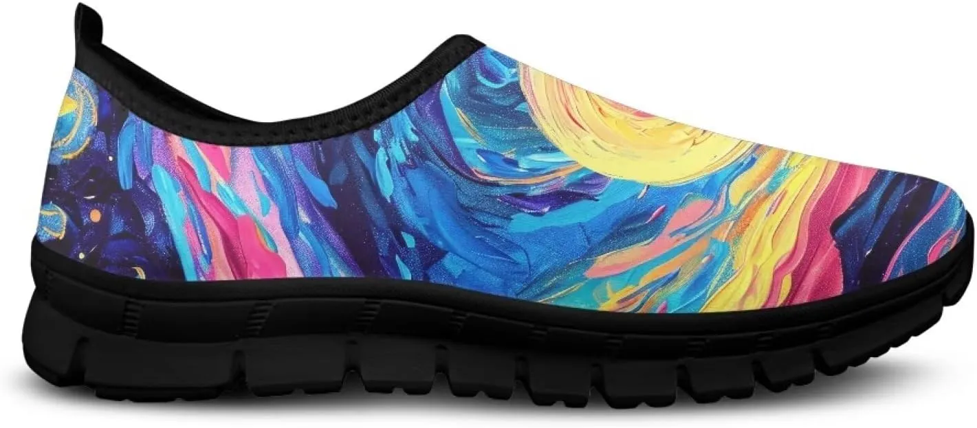 Women's Casual Sneakers Slip on Shoes Women Low Top Canvas Loafers for Walking Outdoor