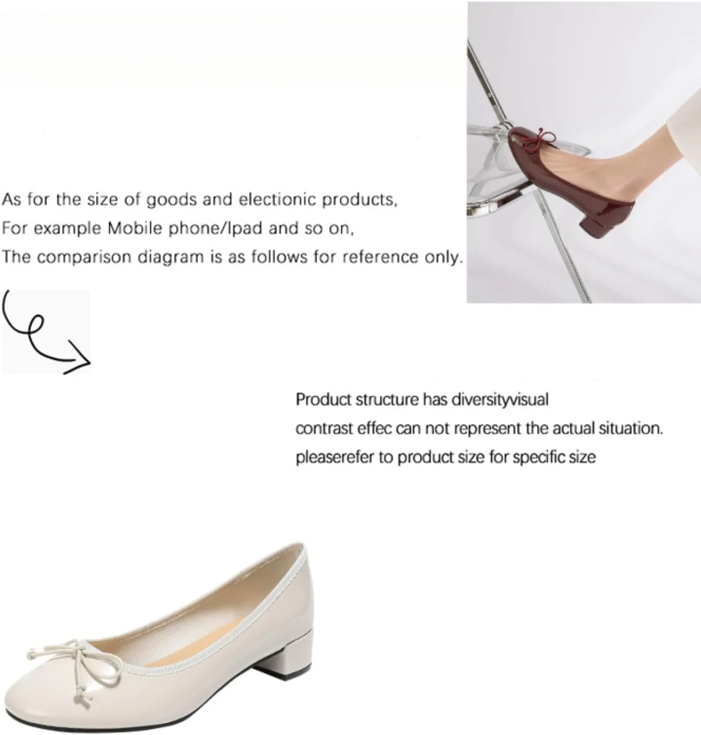 Women's Classic Closed Round Toe Patent Leather Bow Block Heel Loafers - Retro Shallow Slip-On Low Heel Casual Office Dress Shoes