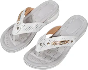Womens Flat Thong Sandals Comfortable Walking Summer Casual Flip Flops Dressy Sandals 2025 Slip On Toed Sandal Shoes Cushion Arch Support Beach Dressy Low Wedge Lightweight Non-Slip Slippers