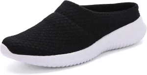 Women's Garden Clogs Shoes Backless Walking Sneakers Mesh Slippers Mules Shoes Casual Slip on Shoes for Women