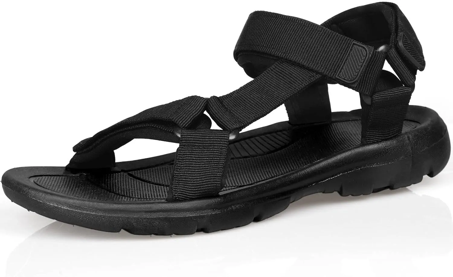 Womens Hiking Sandals Open Toe Anti-Slip Comfortable Adjustable Laces Water Walking Sandals Women for Outdoor Beach and Wading