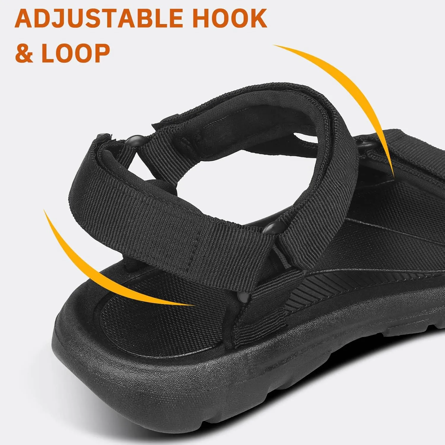 Womens Hiking Sandals Open Toe Anti-Slip Comfortable Adjustable Laces Water Walking Sandals Women for Outdoor Beach and Wading