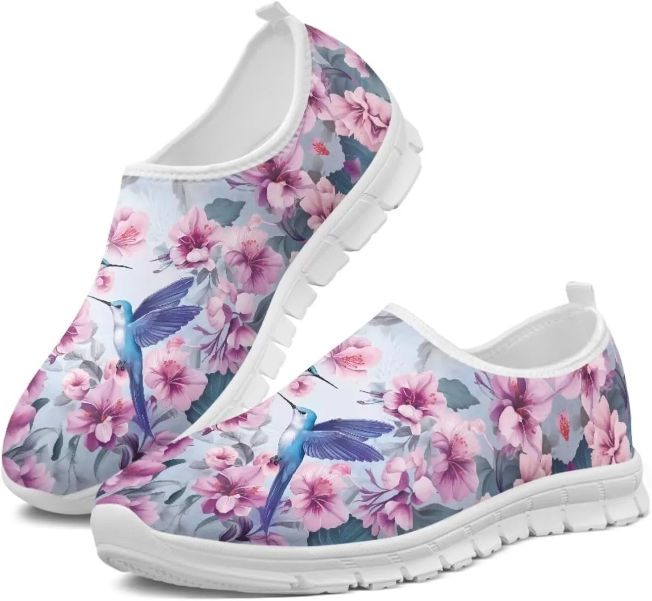 Women's Hummingbird Casual Wide Toe Loafers Driving Shoes Comfort Hiking Barefoot Sneaker Flats