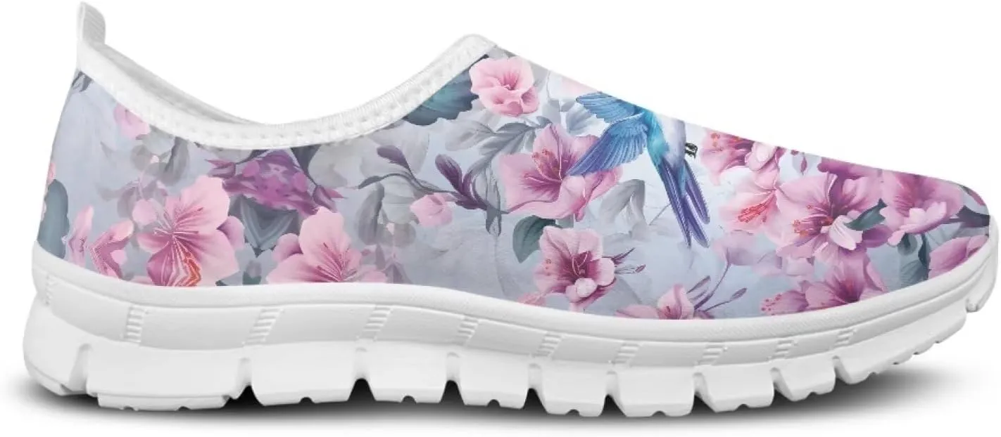 Women's Hummingbird Casual Wide Toe Loafers Driving Shoes Comfort Hiking Barefoot Sneaker Flats