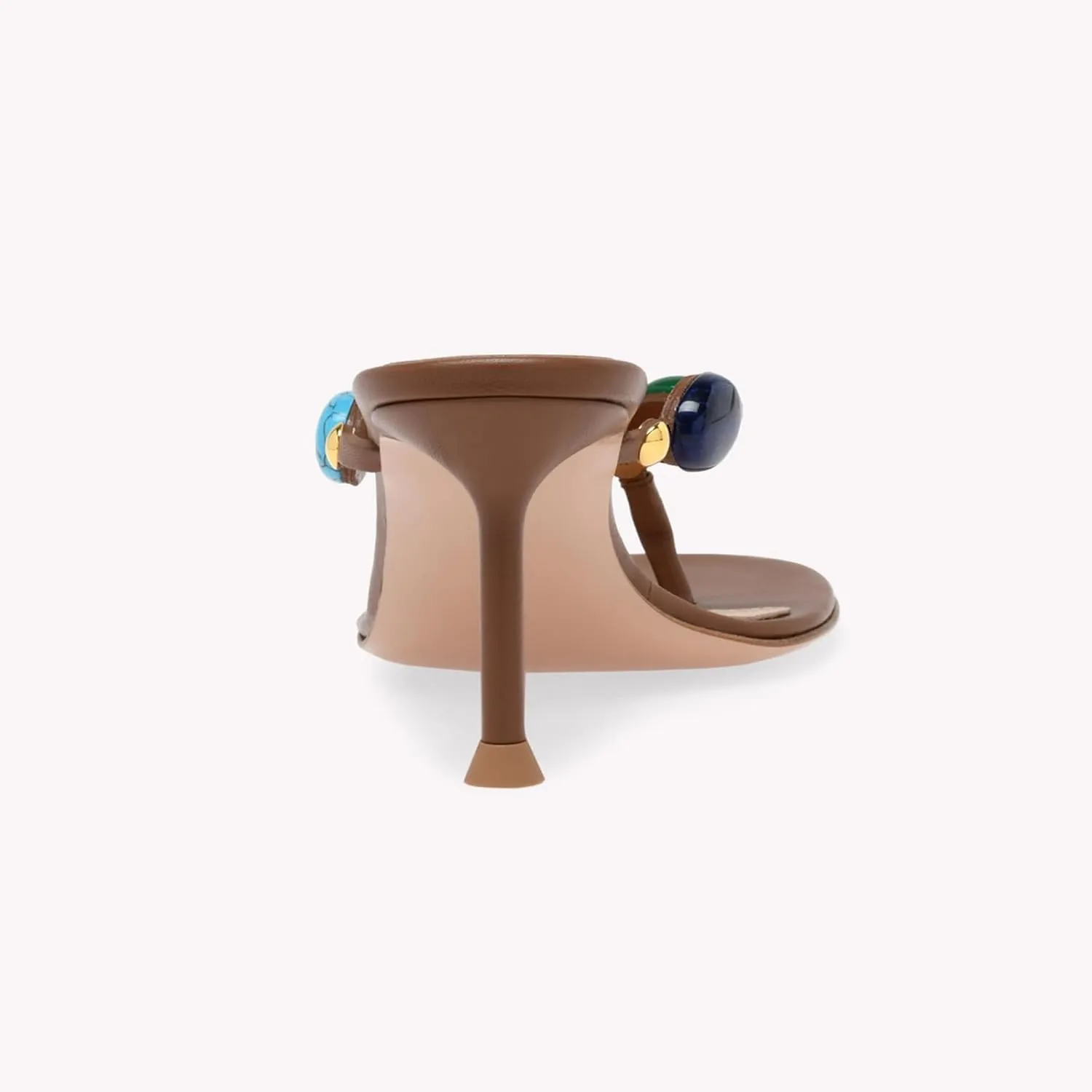 Women's Jewelled Thong Strappy Sandal Summer Mules Kitten Heels Flip Flop Round Open Toe Mid Heels Fashion Wedding Party Dress Thong Casual Shoes