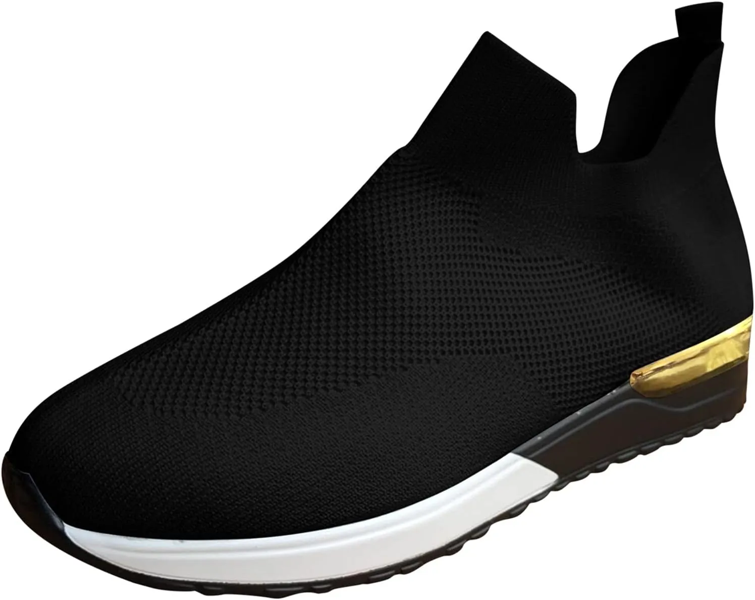 Womens Ladies Walking Running Shoes Slip On Lightweight Mens Tennis Shoes Wide Men's Casual Dress Shoes Women Shoes Sneakers Black Tennis Shoe Loafers Dress Shoe