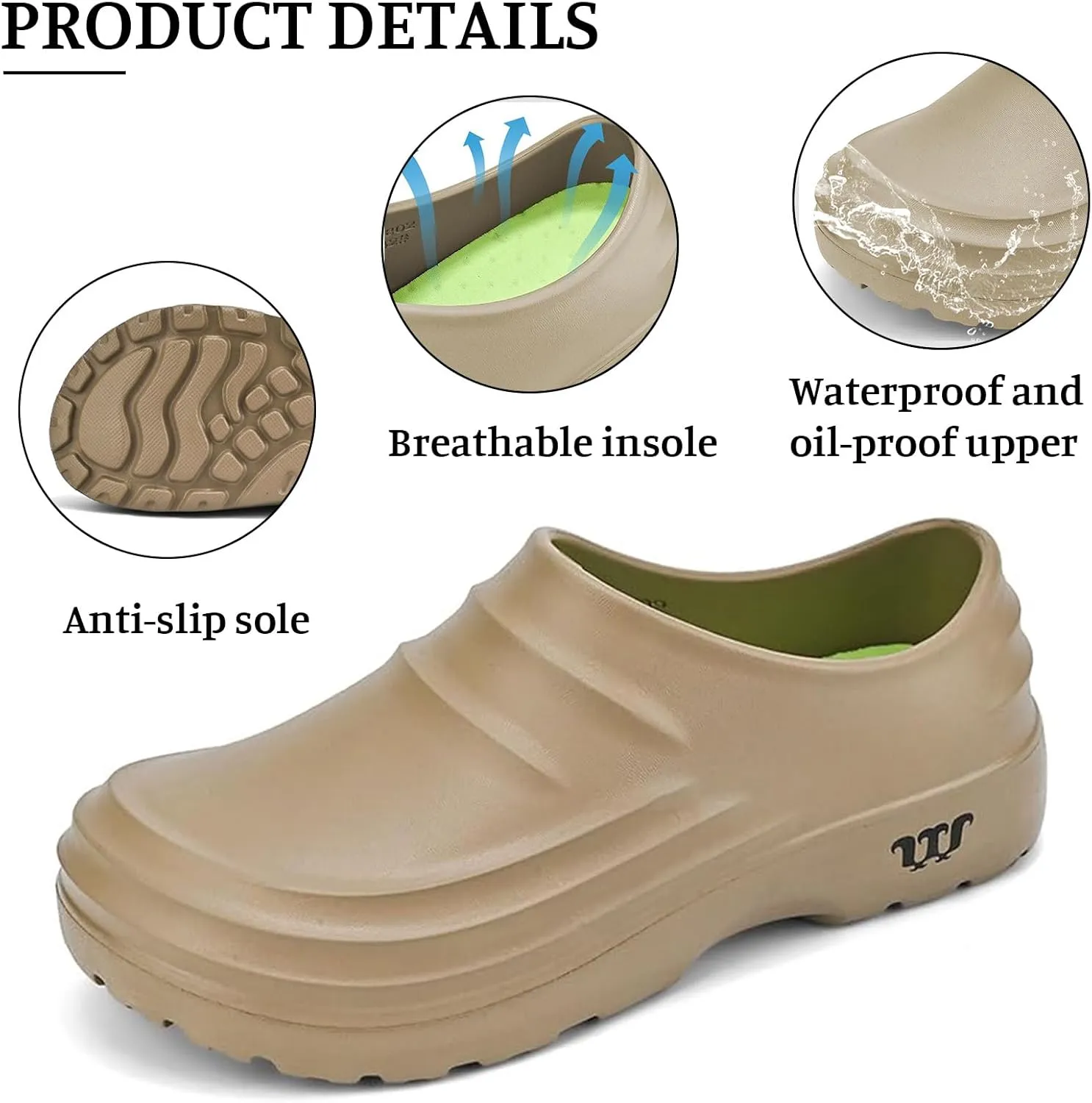 Womens Mens Garden Clogs Shoes,Armadillo Clogs,Non Slip Armadillo Chef Shoes,Nursing Kitchen Food Service Ideal Work Shoe,Outdoor Beach Slippers Orthopedic Arch Support Sandals
