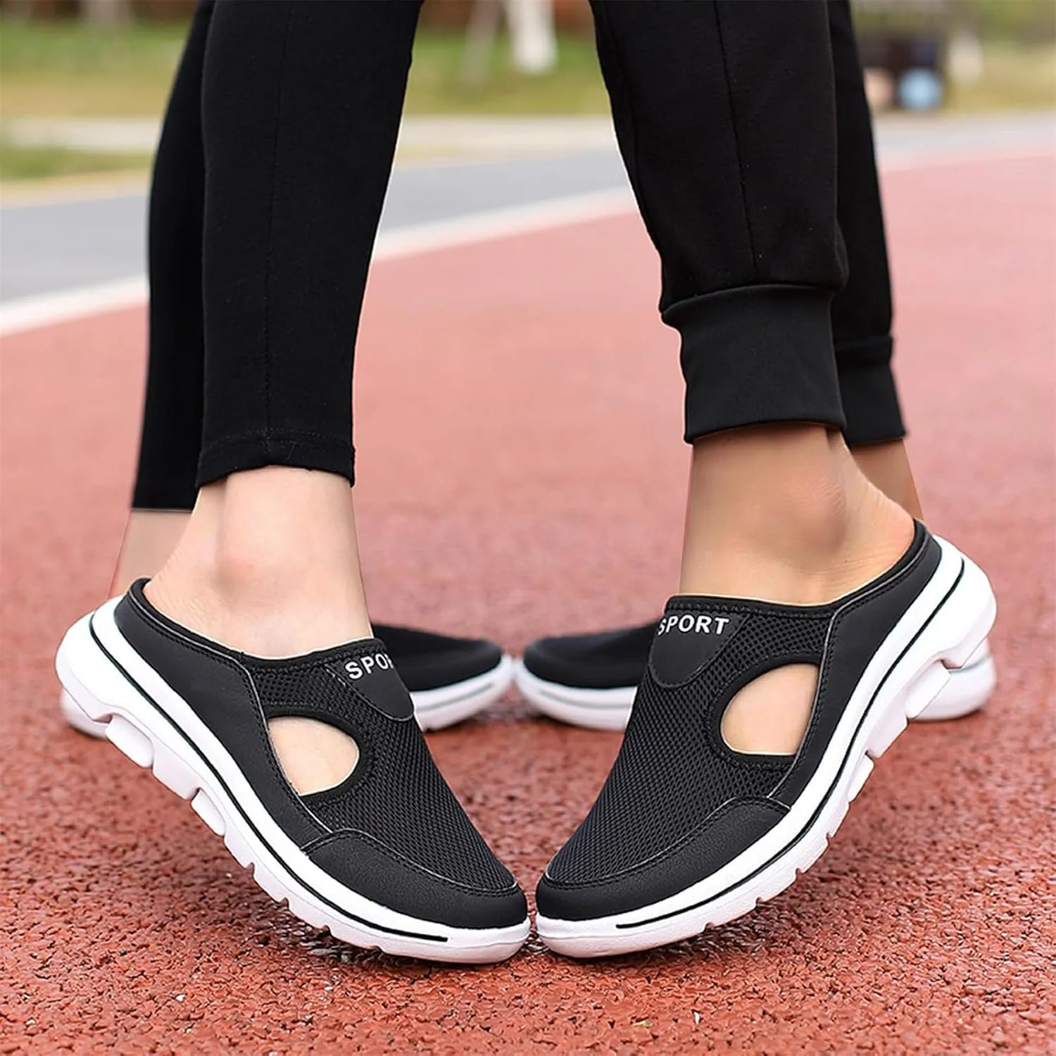 Women's Mules & Clogs Orthopedic Slip On Shoes for Women Men Lightweight Open Back Shoes Comfort Walking Shoes Breathable Slippers Closed Toe Slides