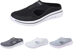 Women's Mules & Clogs Orthopedic Slip On Shoes for Women Men Lightweight Open Back Shoes Comfort Walking Shoes Breathable Slippers Closed Toe Slides