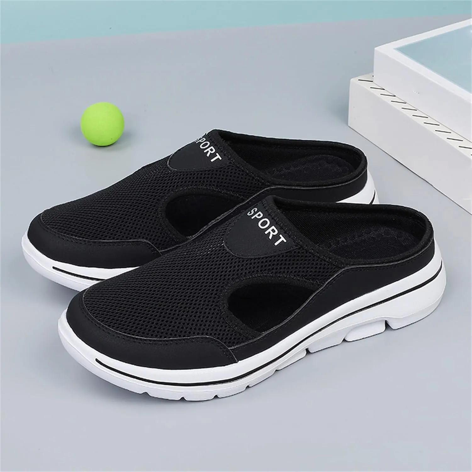 Women's Mules & Clogs Orthopedic Slip On Shoes for Women Men Lightweight Open Back Shoes Comfort Walking Shoes Breathable Slippers Closed Toe Slides