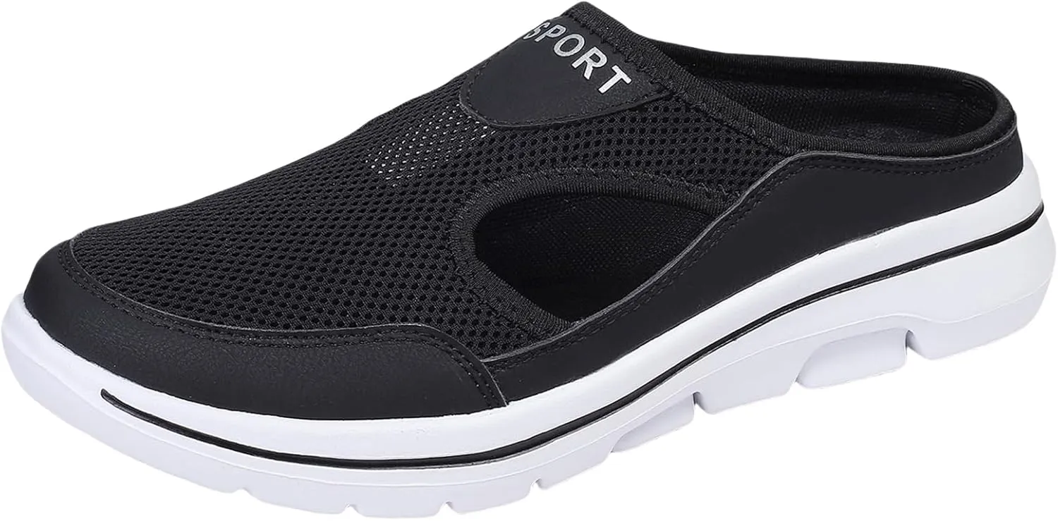 Women's Mules & Clogs Orthopedic Slip On Shoes for Women Men Lightweight Open Back Shoes Comfort Walking Shoes Breathable Slippers Closed Toe Slides