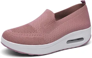 Women's Orthopedic Shoes Orthopedic Platform Slope Heel Shoes Orthopedic Highway Walking Sneakers mesh Stretch Slip-on Shoes Garden Clogs Sandals Flat Casual Shoes