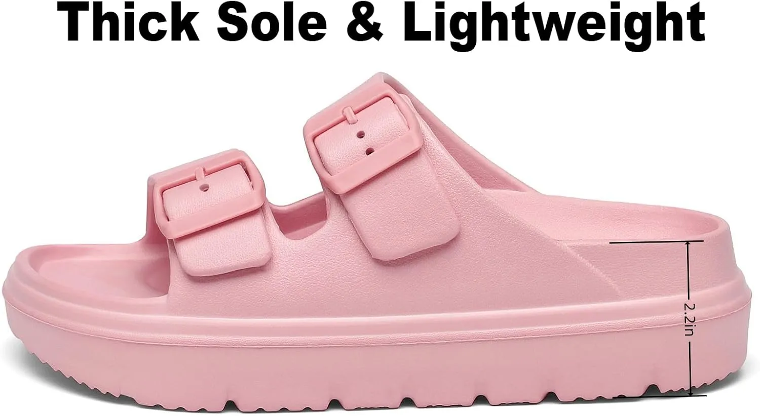 Women's Platform & Wedge Sandals with Arch Support for Woman Slides Comfort Lightweight Outdoor Slippers Ultra Cushion