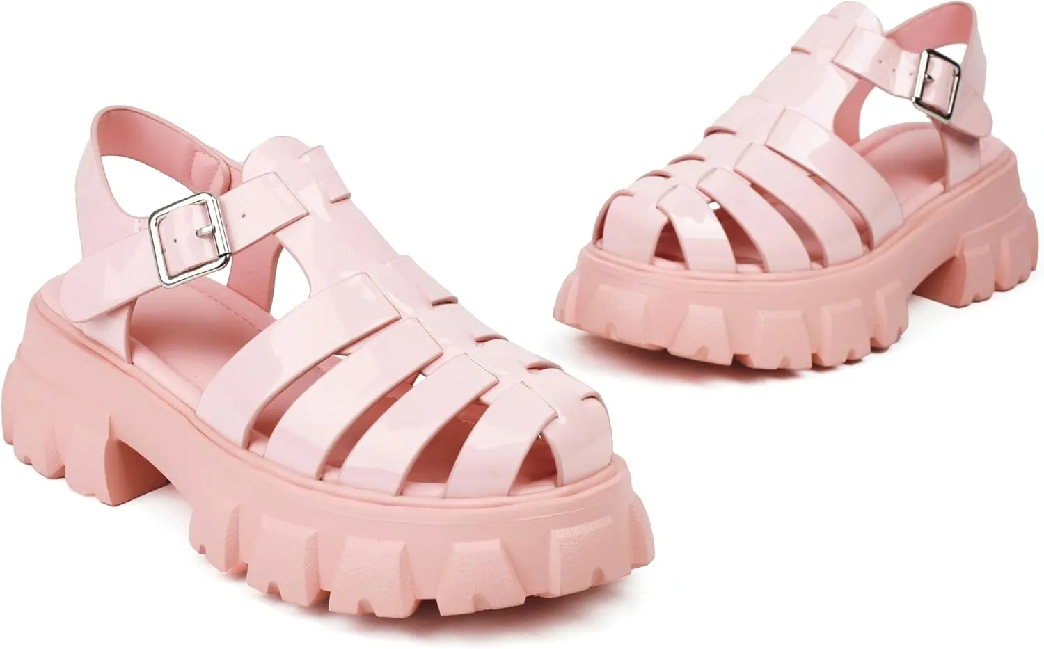 Women's Platform Sandals Wide Chunky Sandals Lug Sole Fisherman Summer Sandals