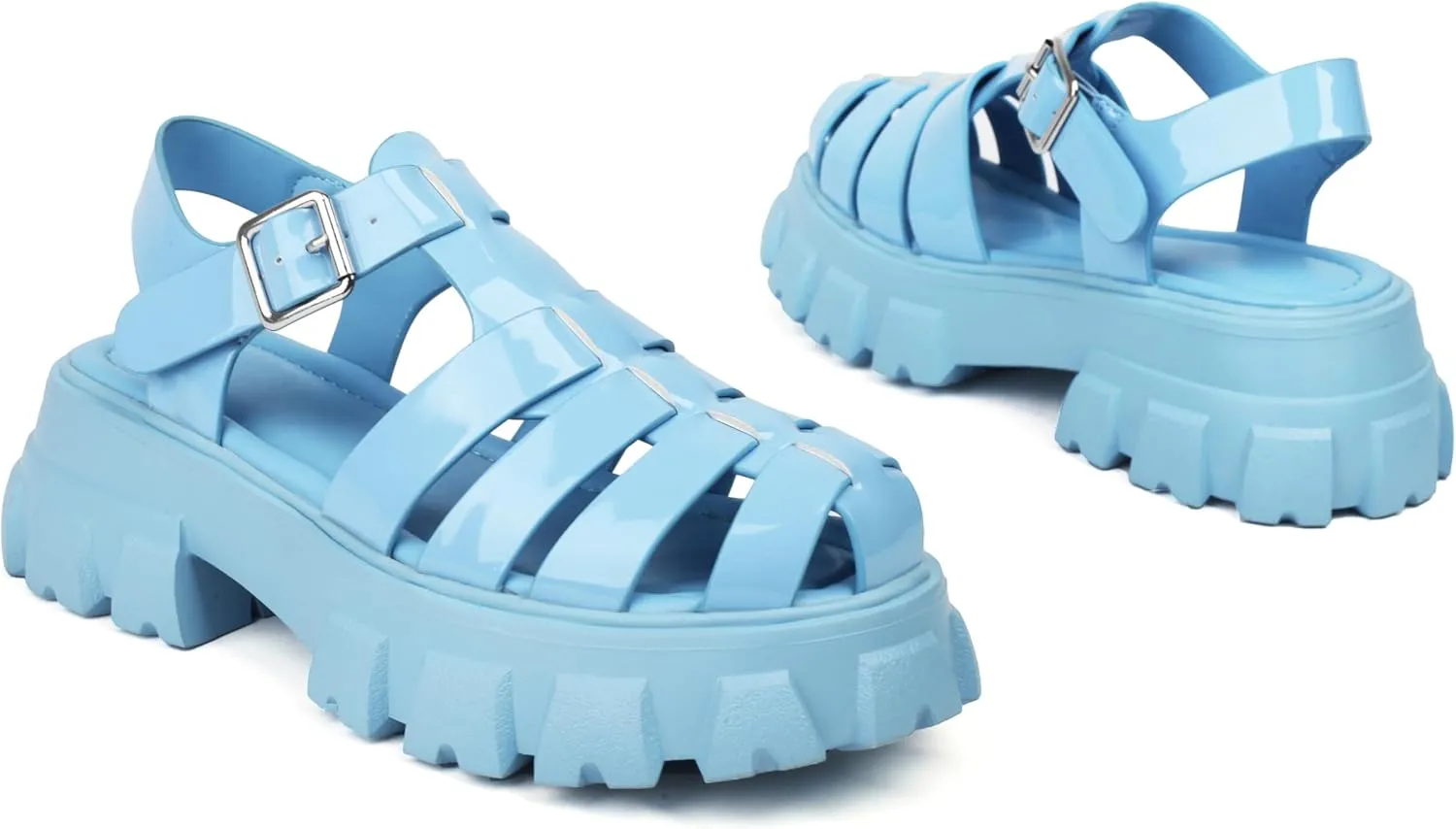 Women's Platform Sandals Wide Chunky Sandals Lug Sole Fisherman Summer Sandals