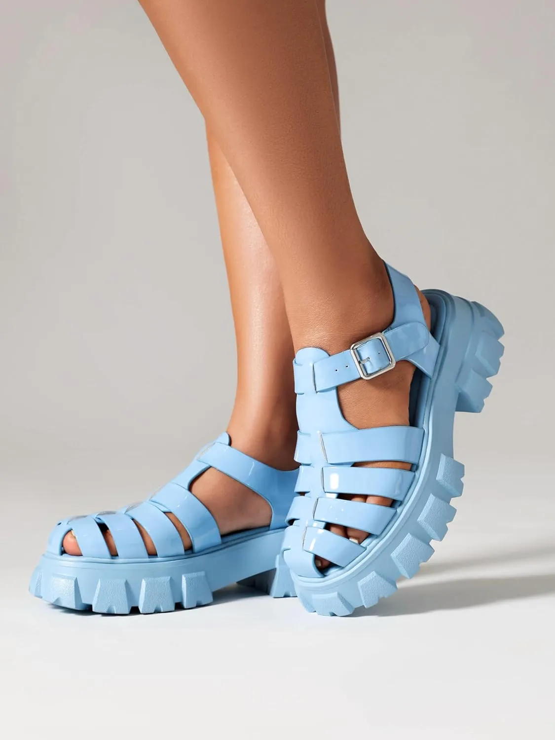 Women's Platform Sandals Wide Chunky Sandals Lug Sole Fisherman Summer Sandals