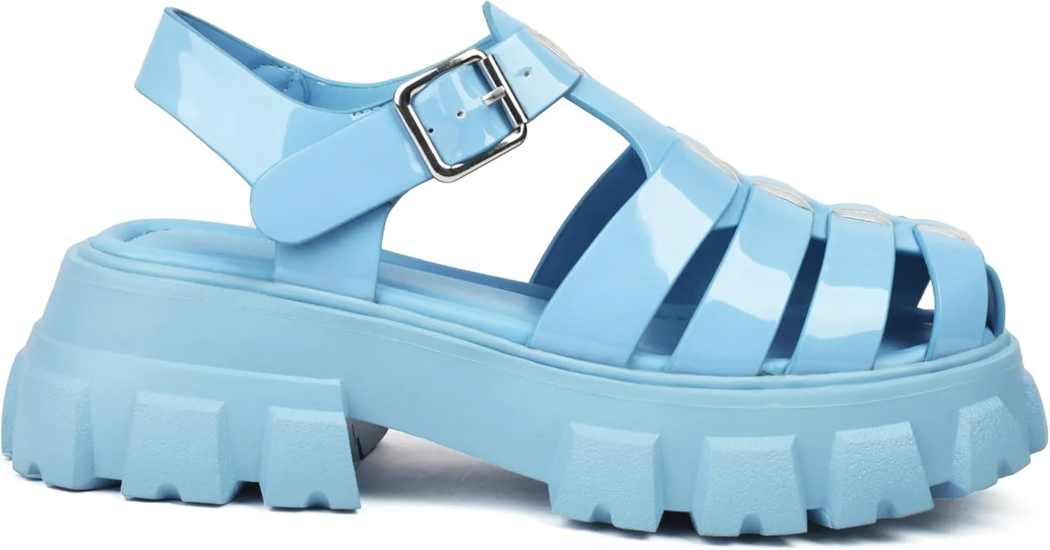 Women's Platform Sandals Wide Chunky Sandals Lug Sole Fisherman Summer Sandals