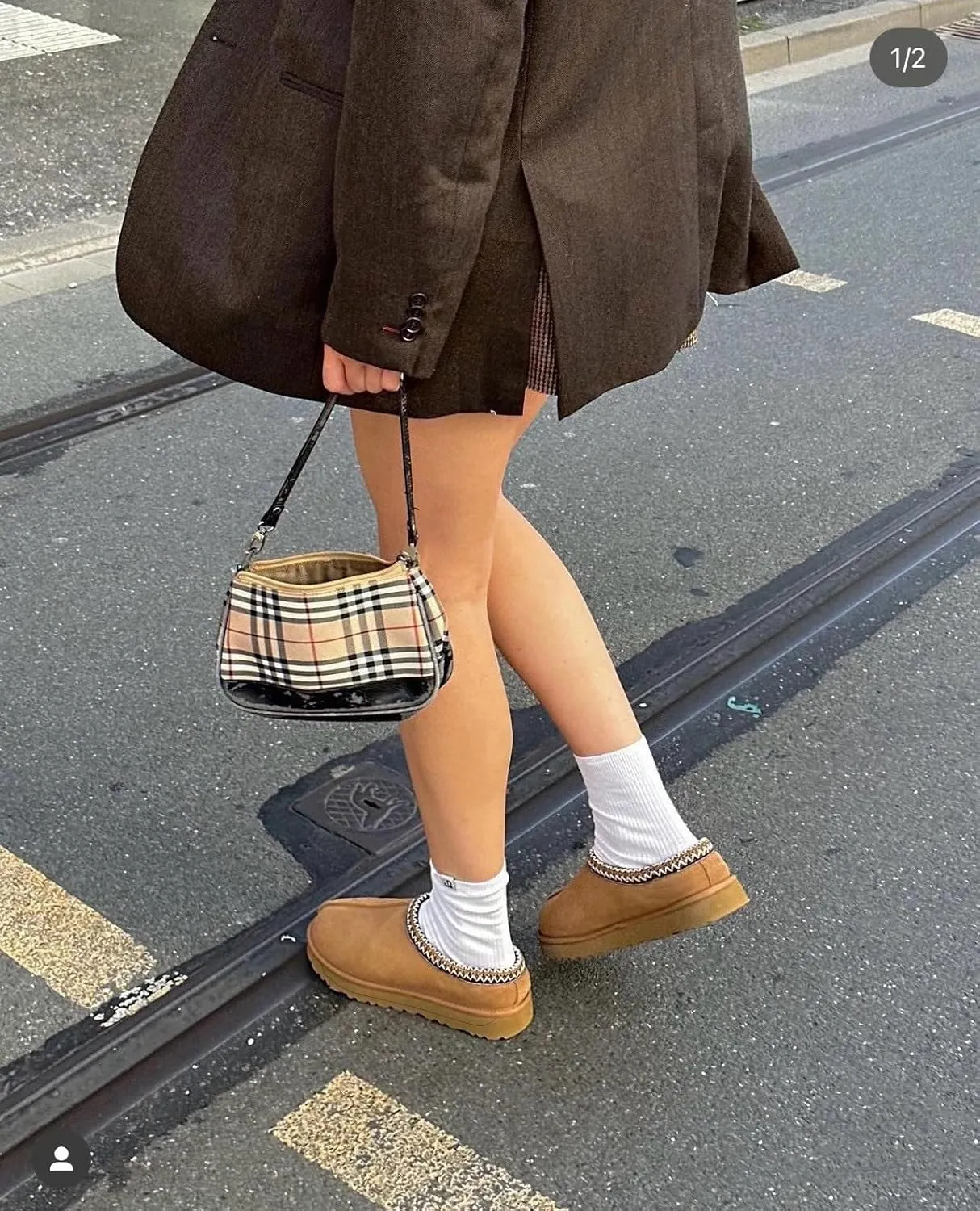 Women's Platform Slippers Women Mini Boots Short Ankle Boot Fur Fleece Lined Slipper for Women Platform Slippers