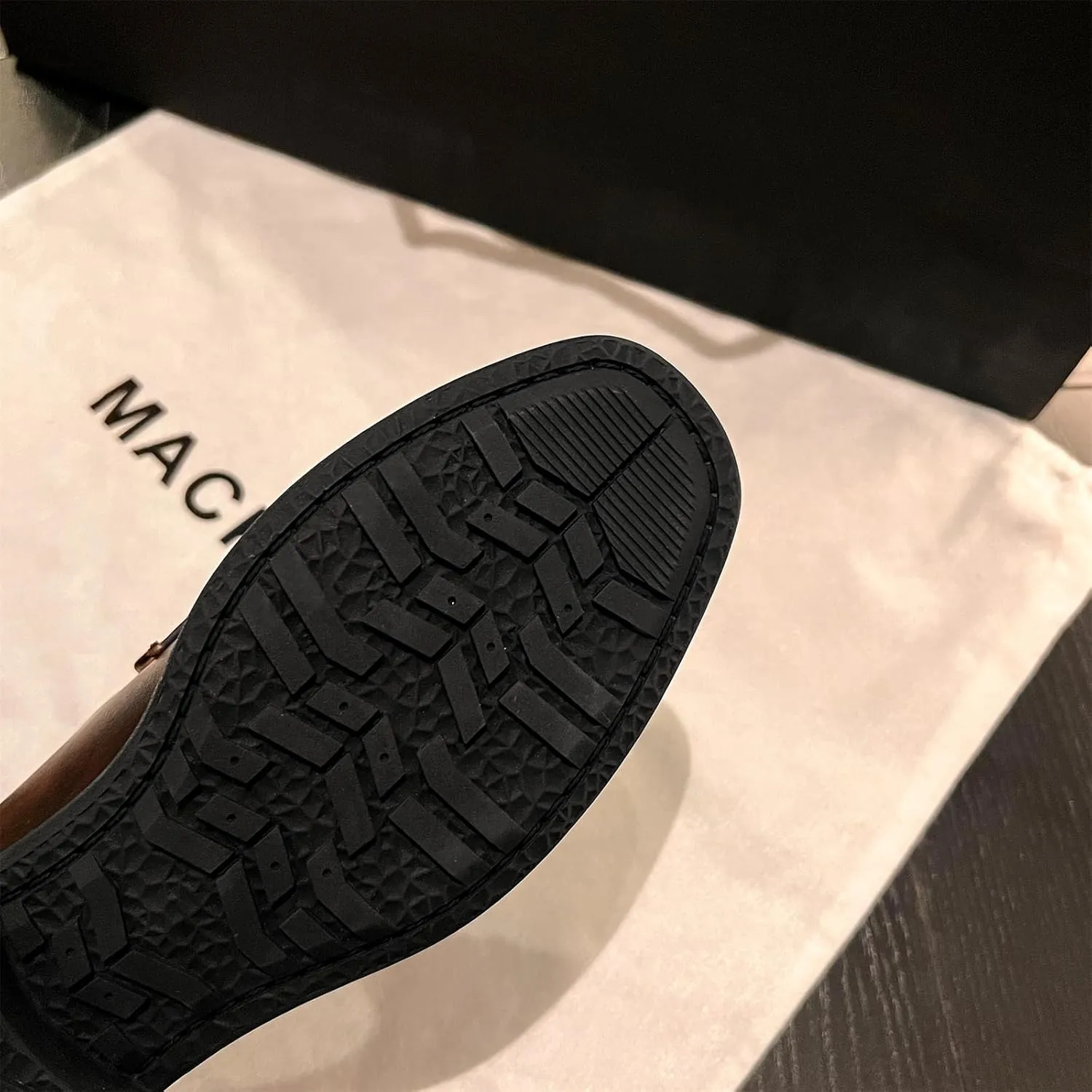 Women's Retro Platform Round Closed Toe Pumps Pull-On Chunky Low Heeled Loafers Office Work Casual Fashion Business Student Dress Shoes All Weather Daily Wear Concise Flats