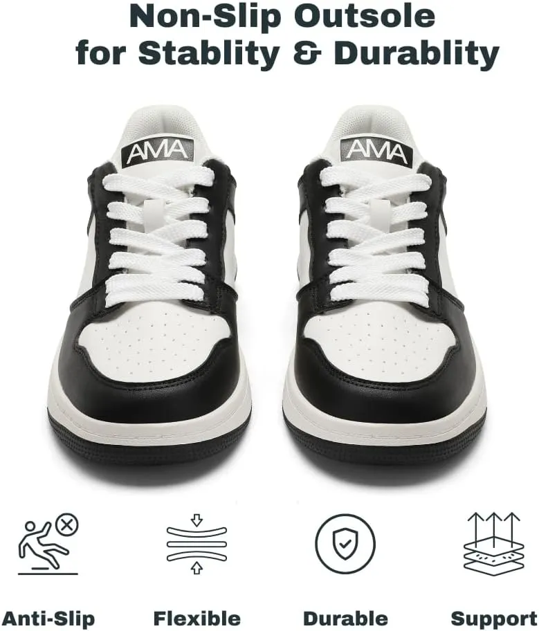 Womens Retro Sneakers, Comfortable Walking Shoes, Non-Slip Casual Tennis Shoes for Running Travel Work