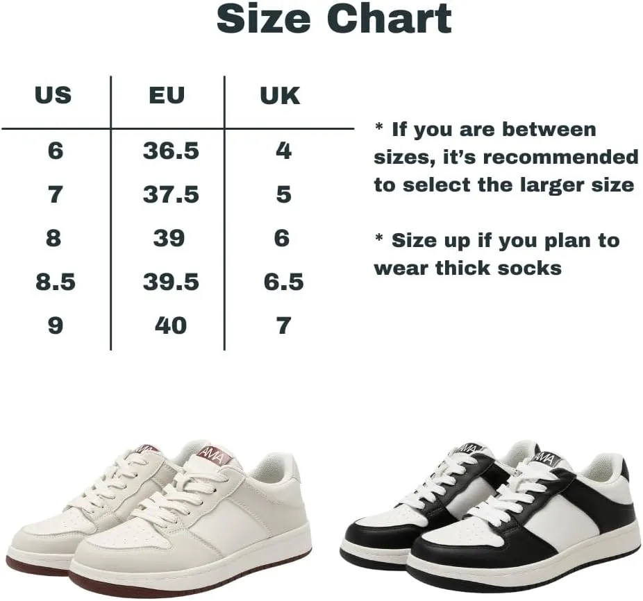 Womens Retro Sneakers, Comfortable Walking Shoes, Non-Slip Casual Tennis Shoes for Running Travel Work