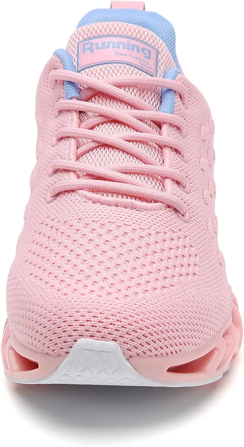 Women's Running Shoes Non Slip Athletic Tennis Walking Blade Type Sneakers