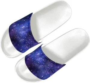 Women's Slides Sandals Indoor Bathroom Shower Slippers Non Slip Beach Sandal Comfort Bedroom Slippers Fashion Outdoor Summer Shoes SizeUS 6-13.5