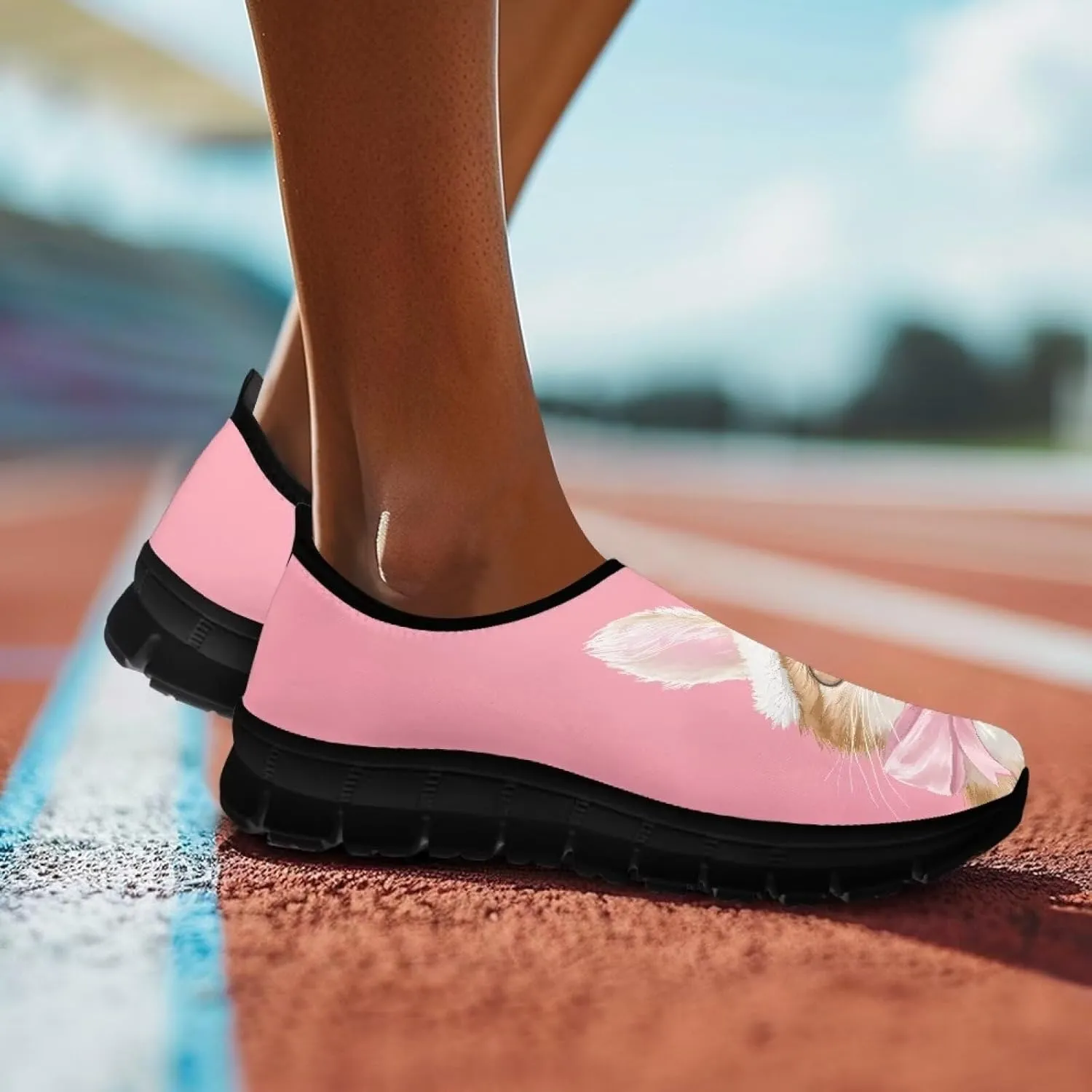 Women's Slip On Loafers Soft-Soled Casual Walking Shoe Lightweight Non Slip Outdoor Sports Running Sneakers US 5.5-11.5