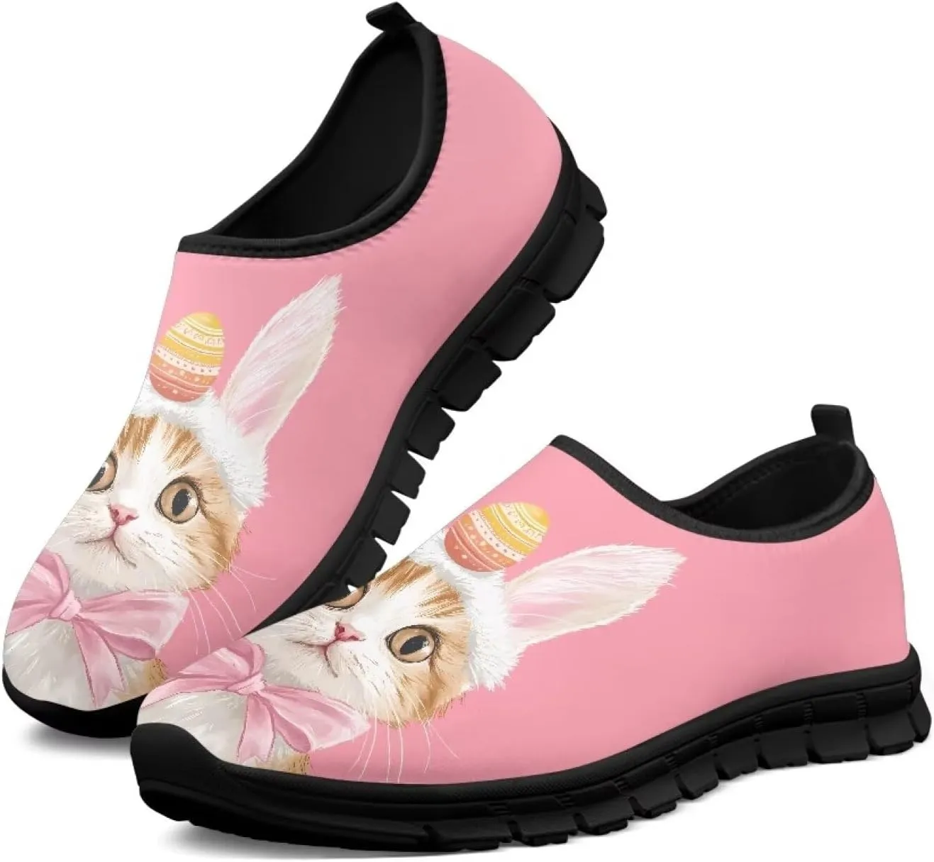 Women's Slip On Loafers Soft-Soled Casual Walking Shoe Lightweight Non Slip Outdoor Sports Running Sneakers US 5.5-11.5