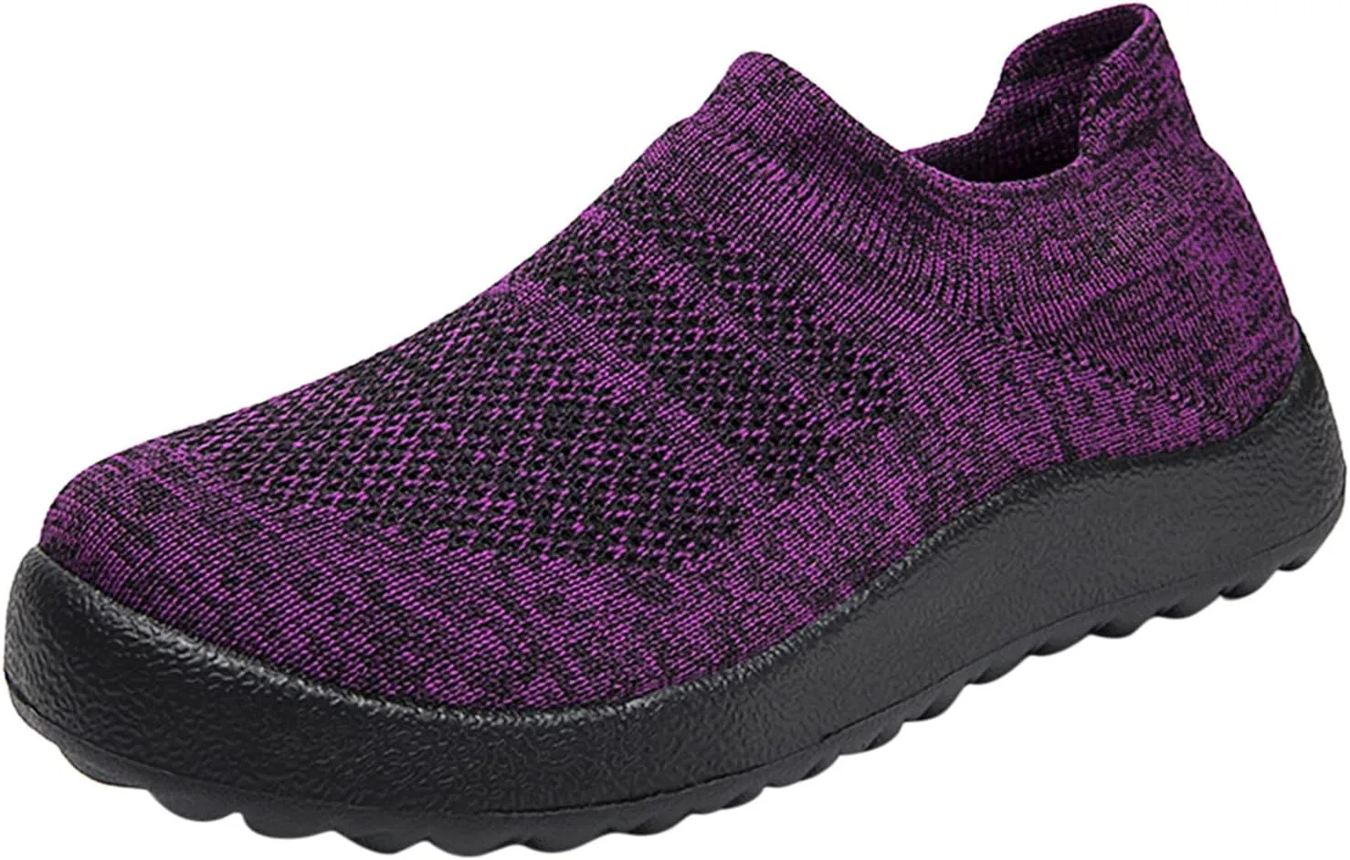 Womens Slip on Walking Shoes Comfort Lightweight Mens Running Shoes Wide Width Casual Shoes for Fall Chunky Sneakers Black Tennis Shoe Loafers Shoe
