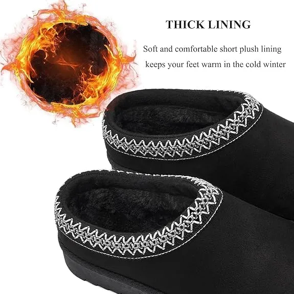 Women's Slippers Platform Mini Boots Anti-Slip Boot For Outdoor Short Ankle Boot Fur Fleece Lined Sneakers House slippers