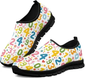 Women's Sneakers Casual Low Top Running Sneaker Flat Breathable Loafers Comfortable Slip On Holiday Shoes for Womens