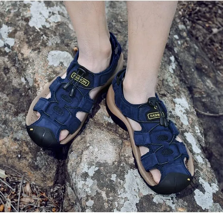 Women's Sport Hiking Sandals Closed Toe Durable Comfortable Outdoor Adventure Sandals with Arch Support Casual Athletic Walking Barefoot Wide Sandal Beach Shoes