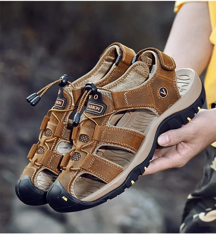 Women's Sport Hiking Sandals Closed Toe Durable Comfortable Outdoor Adventure Sandals with Arch Support Casual Athletic Walking Barefoot Wide Sandal Beach Shoes
