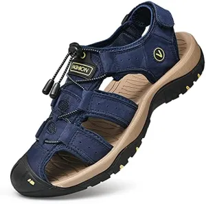 Women's Sport Hiking Sandals Closed Toe Durable Comfortable Outdoor Adventure Sandals with Arch Support Casual Athletic Walking Barefoot Wide Sandal Beach Shoes