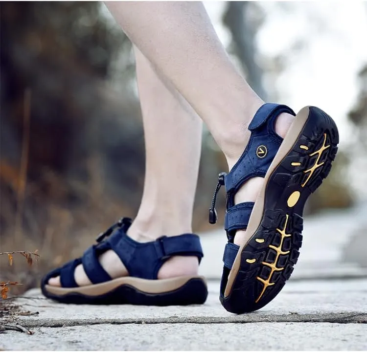Women's Sport Hiking Sandals Closed Toe Durable Comfortable Outdoor Adventure Sandals with Arch Support Casual Athletic Walking Barefoot Wide Sandal Beach Shoes