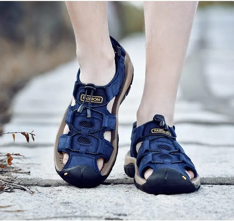 Women's Sport Hiking Sandals Closed Toe Durable Comfortable Outdoor Adventure Sandals with Arch Support Casual Athletic Walking Barefoot Wide Sandal Beach Shoes
