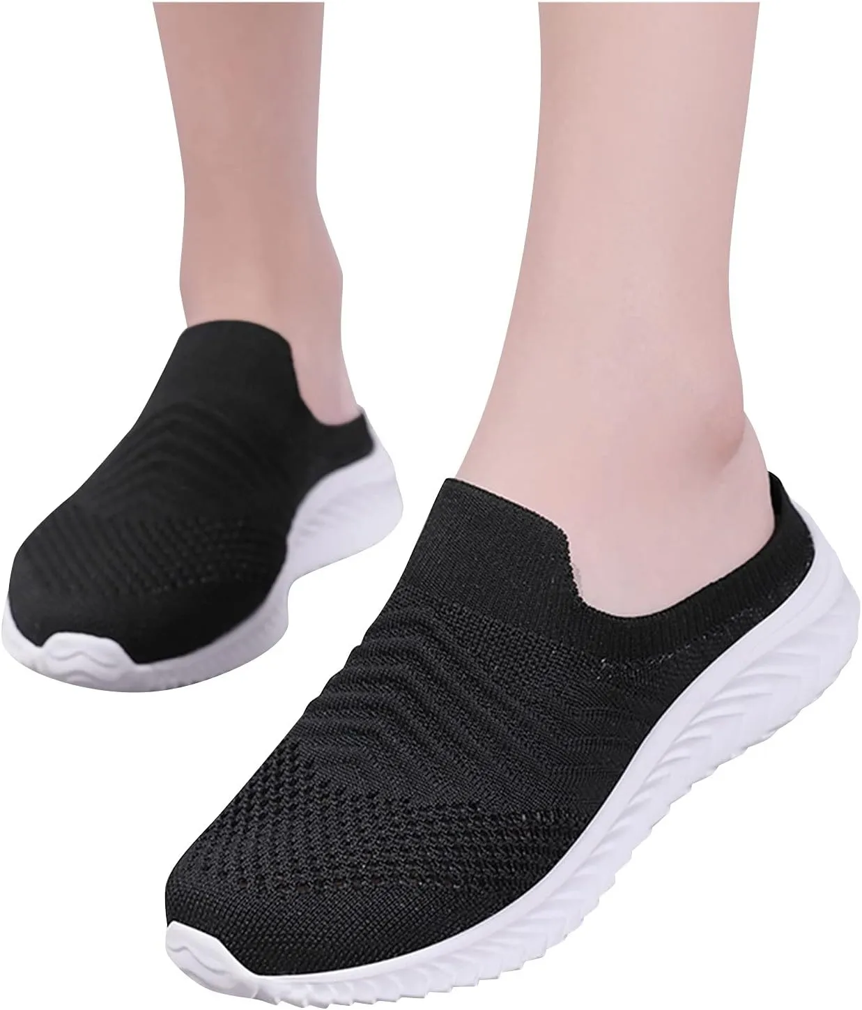Womens Summer Breathable Mesh Slippers Mens Casual Shoes Walking Men's Casual Dress Shoes Men's Fashion Sneakers White Tennis Shoe Loafers Casual Slip On