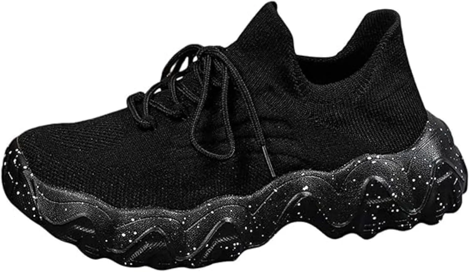 Women's Walking Shoes Non Slip Running Sneakers Comfortable Casual Platform Loafers Lightweight Mesh Breathable Slip On Air Cushion Tennis Gym Work Athletic Sneakers for Men Women
