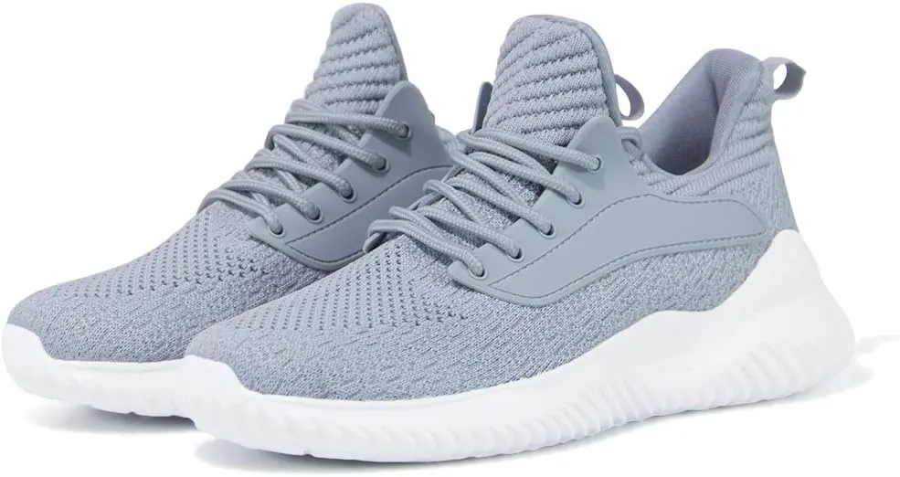 Womens Walking Shoes - Slip On Tennis Running Shoes Memory Foam Lightweight Work Sneakers for Indoor Outdoor Gym