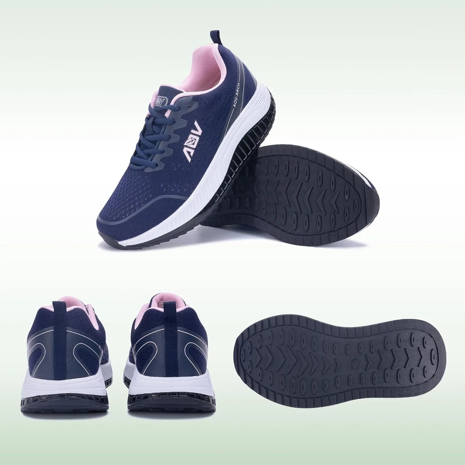 Womens Wide Walking Shoes with Arch Support Plantar Fasciitis Wide Width Sneakers Comfortable Tennis Orthotic Shoe for Foot Heel Pain Relief US 6.5-11